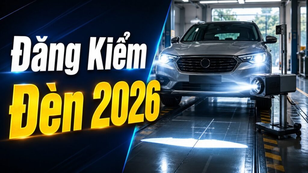 đăng kiểm ô tô 2026 về đèn