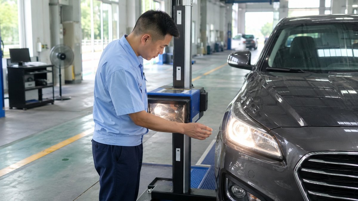 đăng kiểm ô tô 2026 về đèn