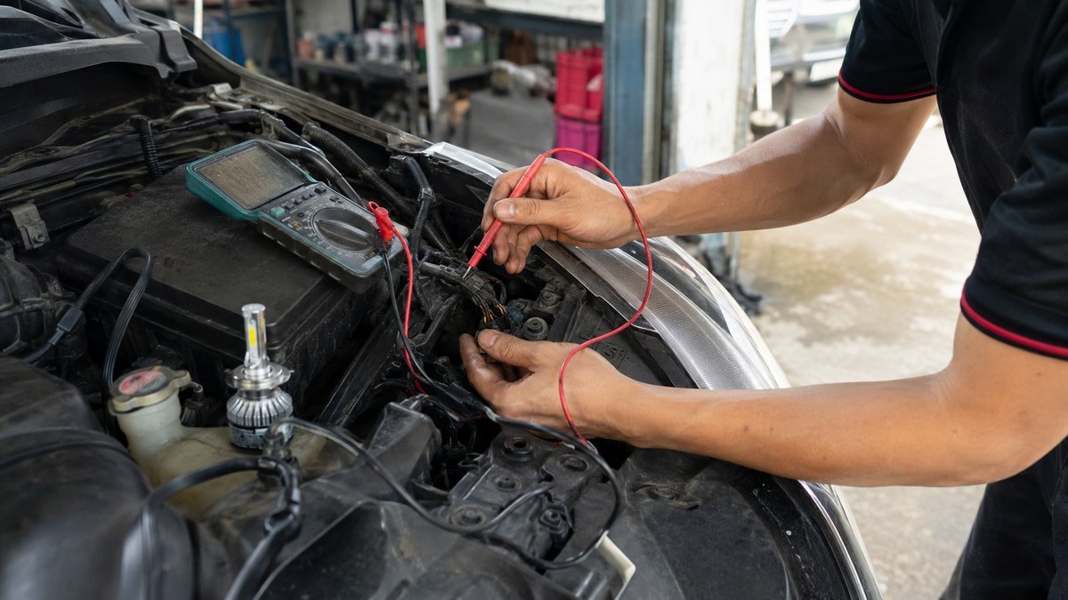 độ đèn ô tô có ảnh hưởng hệ thống điện