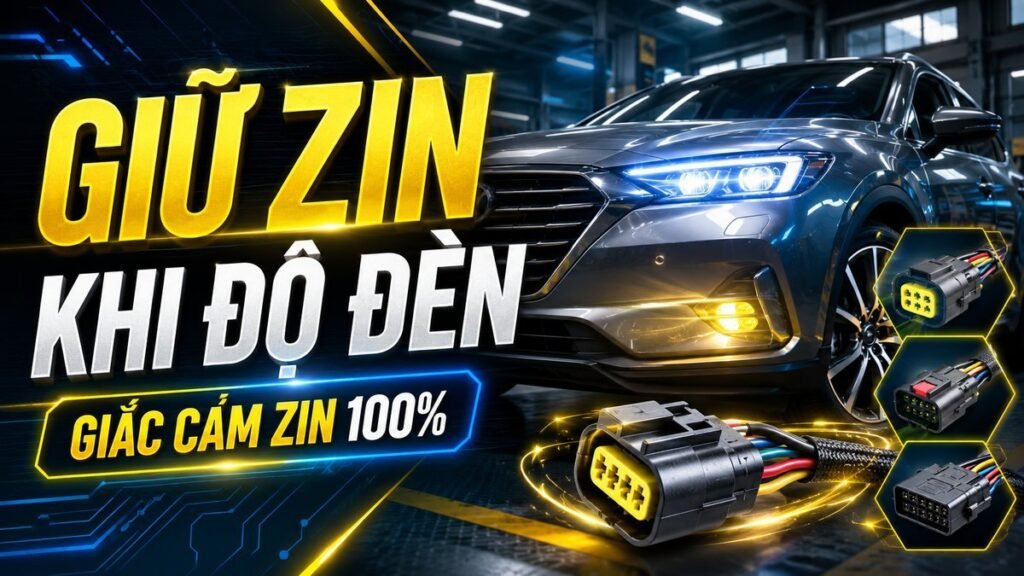 giữ zin xe khi độ đèn